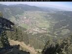 Archiv Foto Webcam Blick auf Oberammergau (Laber Bahn Bergstation) 09:00
