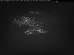 Archived image Webcam View of Oberammergau (Laber Bahn mountain station) 23:00