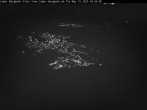 Archived image Webcam View of Oberammergau (Laber Bahn mountain station) 03:00