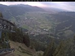 Archiv Foto Webcam Blick auf Oberammergau (Laber Bahn Bergstation) 19:00