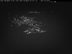 Archiv Foto Webcam Blick auf Oberammergau (Laber Bahn Bergstation) 01:00