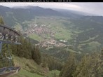 Archiv Foto Webcam Blick auf Oberammergau (Laber Bahn Bergstation) 07:00