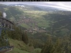 Archiv Foto Webcam Blick auf Oberammergau (Laber Bahn Bergstation) 07:00