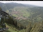 Archiv Foto Webcam Blick auf Oberammergau (Laber Bahn Bergstation) 13:00