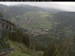 Archiv Foto Webcam Blick auf Oberammergau (Laber Bahn Bergstation) 15:00