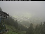 Archiv Foto Webcam Blick auf Oberammergau (Laber Bahn Bergstation) 19:00