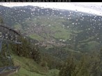 Archiv Foto Webcam Blick auf Oberammergau (Laber Bahn Bergstation) 19:00