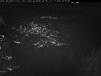 Archiv Foto Webcam Blick auf Oberammergau (Laber Bahn Bergstation) 21:00