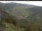 Archived image Webcam View of Oberammergau (Laber Bahn mountain station) 13:00