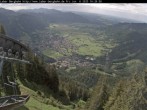 Archived image Webcam View of Oberammergau (Laber Bahn mountain station) 15:00