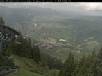 Archiv Foto Webcam Blick auf Oberammergau (Laber Bahn Bergstation) 11:00