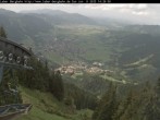 Archiv Foto Webcam Blick auf Oberammergau (Laber Bahn Bergstation) 13:00