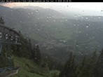Archiv Foto Webcam Blick auf Oberammergau (Laber Bahn Bergstation) 19:00