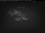 Archiv Foto Webcam Blick auf Oberammergau (Laber Bahn Bergstation) 01:00