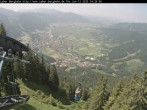 Archiv Foto Webcam Blick auf Oberammergau (Laber Bahn Bergstation) 13:00