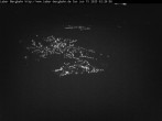 Archiv Foto Webcam Blick auf Oberammergau (Laber Bahn Bergstation) 01:00