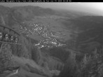 Archiv Foto Webcam Blick auf Oberammergau (Laber Bahn Bergstation) 03:00