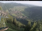 Archiv Foto Webcam Blick auf Oberammergau (Laber Bahn Bergstation) 06:00