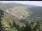 Archiv Foto Webcam Blick auf Oberammergau (Laber Bahn Bergstation) 07:00