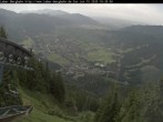 Archiv Foto Webcam Blick auf Oberammergau (Laber Bahn Bergstation) 17:00