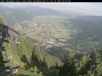 Archiv Foto Webcam Blick auf Oberammergau (Laber Bahn Bergstation) 07:00