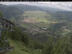 Archiv Foto Webcam Blick auf Oberammergau (Laber Bahn Bergstation) 11:00