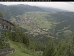 Archiv Foto Webcam Blick auf Oberammergau (Laber Bahn Bergstation) 13:00