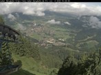 Archiv Foto Webcam Blick auf Oberammergau (Laber Bahn Bergstation) 09:00