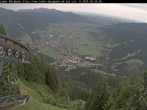 Archiv Foto Webcam Blick auf Oberammergau (Laber Bahn Bergstation) 05:00