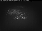 Archiv Foto Webcam Blick auf Oberammergau (Laber Bahn Bergstation) 23:00