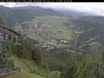 Archiv Foto Webcam Blick auf Oberammergau (Laber Bahn Bergstation) 17:00