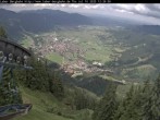Archiv Foto Webcam Blick auf Oberammergau (Laber Bahn Bergstation) 11:00