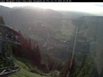 Archiv Foto Webcam Blick auf Oberammergau (Laber Bahn Bergstation) 19:00