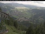 Archiv Foto Webcam Blick auf Oberammergau (Laber Bahn Bergstation) 11:00