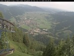 Archiv Foto Webcam Blick auf Oberammergau (Laber Bahn Bergstation) 07:00
