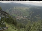 Archiv Foto Webcam Blick auf Oberammergau (Laber Bahn Bergstation) 13:00