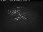 Archiv Foto Webcam Blick auf Oberammergau (Laber Bahn Bergstation) 01:00