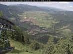 Archiv Foto Webcam Blick auf Oberammergau (Laber Bahn Bergstation) 11:00