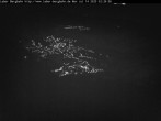 Archiv Foto Webcam Blick auf Oberammergau (Laber Bahn Bergstation) 01:00