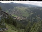Archived image Webcam View of Oberammergau (Laber Bahn mountain station) 15:00