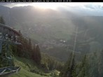 Archiv Foto Webcam Blick auf Oberammergau (Laber Bahn Bergstation) 19:00