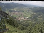 Archiv Foto Webcam Blick auf Oberammergau (Laber Bahn Bergstation) 11:00