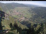 Archiv Foto Webcam Blick auf Oberammergau (Laber Bahn Bergstation) 07:00