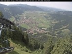 Archiv Foto Webcam Blick auf Oberammergau (Laber Bahn Bergstation) 13:00