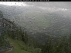 Archiv Foto Webcam Blick auf Oberammergau (Laber Bahn Bergstation) 17:00