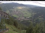 Archiv Foto Webcam Blick auf Oberammergau (Laber Bahn Bergstation) 06:00