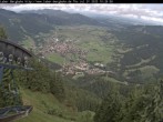 Archiv Foto Webcam Blick auf Oberammergau (Laber Bahn Bergstation) 09:00