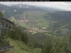 Archiv Foto Webcam Blick auf Oberammergau (Laber Bahn Bergstation) 11:00