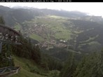 Archiv Foto Webcam Blick auf Oberammergau (Laber Bahn Bergstation) 13:00