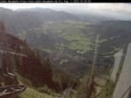 Archiv Foto Webcam Blick auf Oberammergau (Laber Bahn Bergstation) 17:00